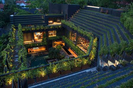 新加坡康沃爾花園住宅景觀設計